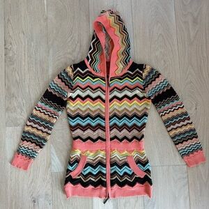 Hooded zippered Cardigan sweater. Missoni X Target